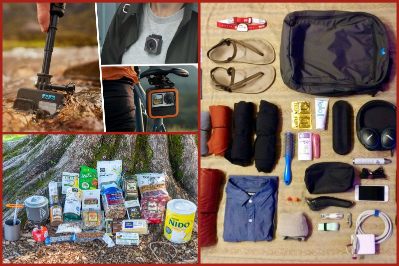 Personal items in trekking